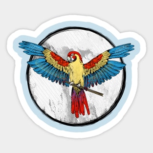 COLORFUL MACAW Sticker